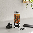 Vintage Poppy plaid Water Bottle Gallery Image 4