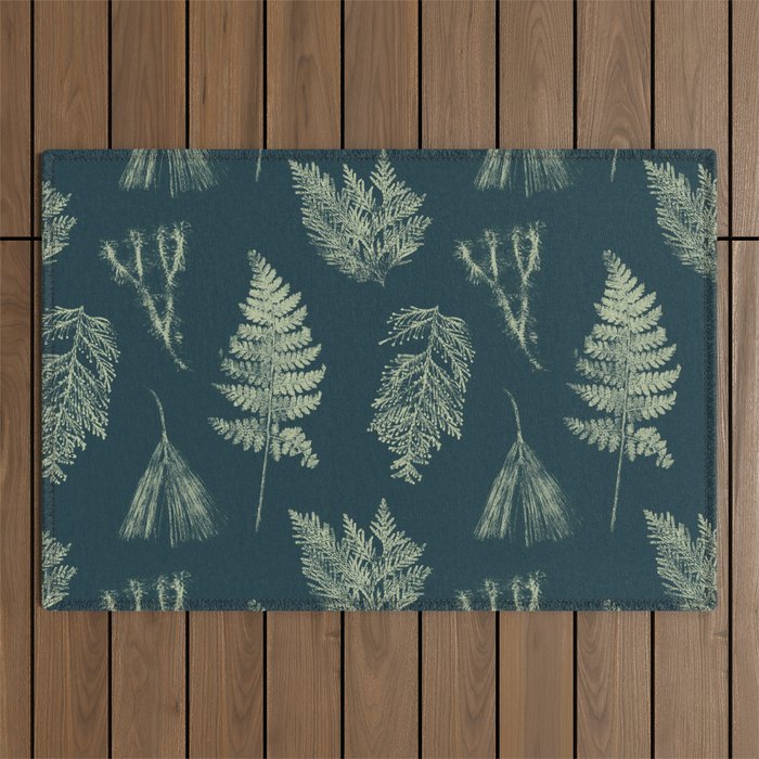 Hammond in Emerald Green Outdoor Rug Gallery Image 1