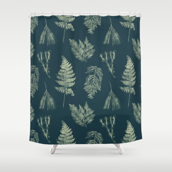 Hammond in Emerald Green Shower Curtain Gallery Image 1