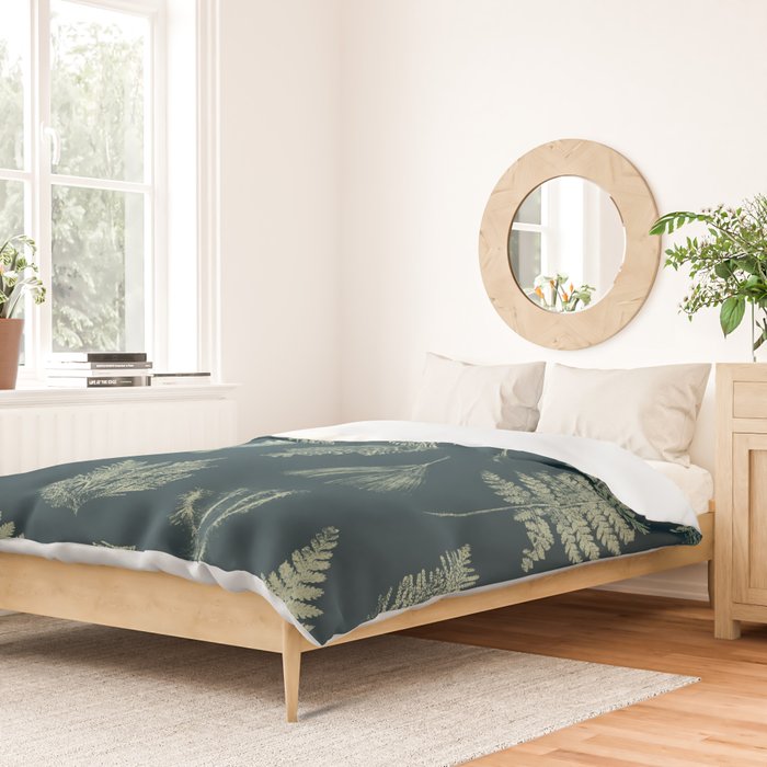 Hammond in Emerald Green Duvet Cover Gallery Image 2