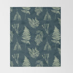 Hammond in Emerald Green Throw Blanket Gallery Image 2