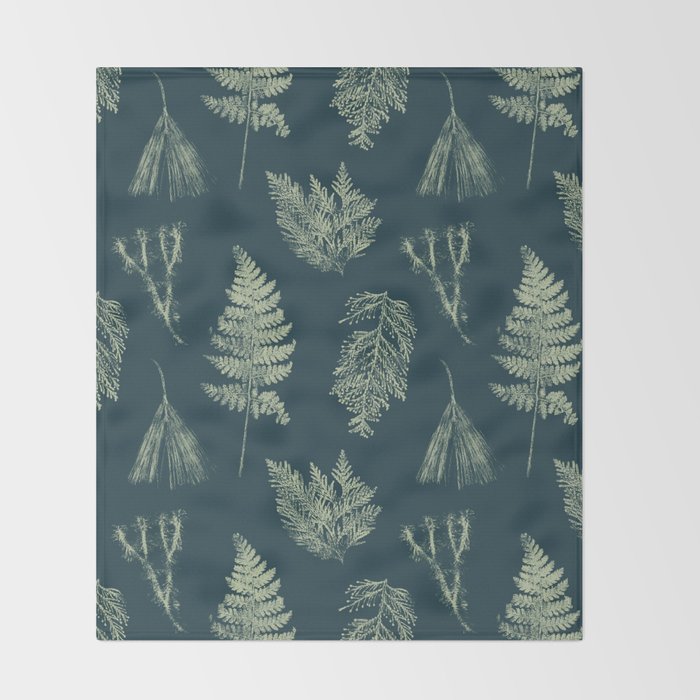 Hammond in Emerald Green Throw Blanket Gallery Image 2