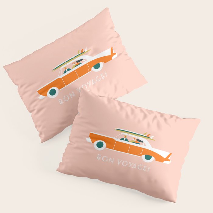 Bon voyage Pillow Sham Gallery Image 3