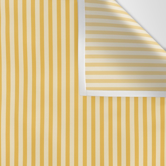 Ultra Fine Stripe Narrow Vertical Pinstripe Pattern in Coastal Italian Lemon Yellow Wall Tapestry Gallery Image 3