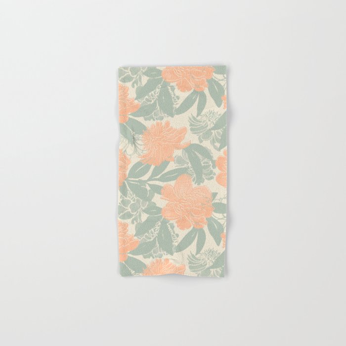 Modern floral blooms P3 Bath Towel Gallery Image 1