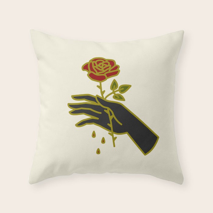 Every Rose Has Its Thorn Throw Pillow Gallery Image 6