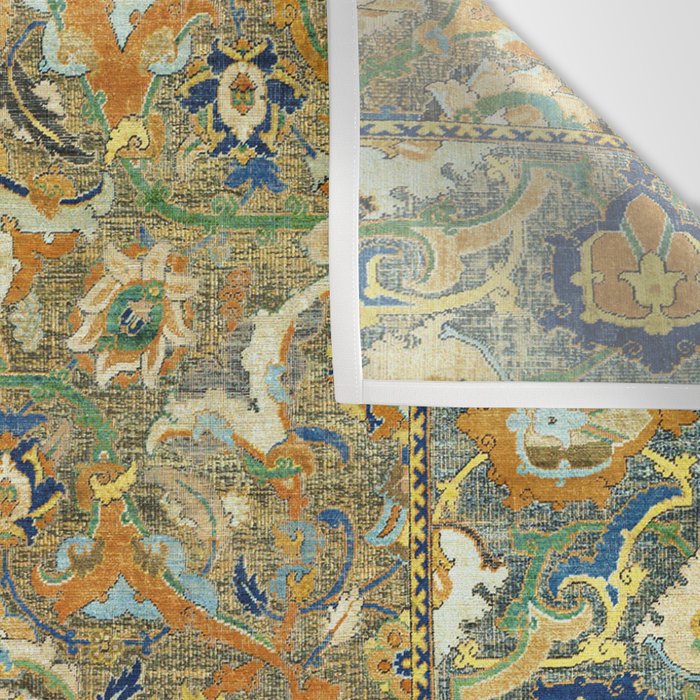 Safavid 'Polonaise' 17th Century Persian Carpet Print Wall Tapestry Gallery Image 3