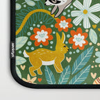 Textured Woodland Pattern - Forest Green Laptop Sleeve Gallery Image 3