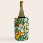 Textured Woodland Pattern - Forest Green Wine Chiller Gallery Image 2