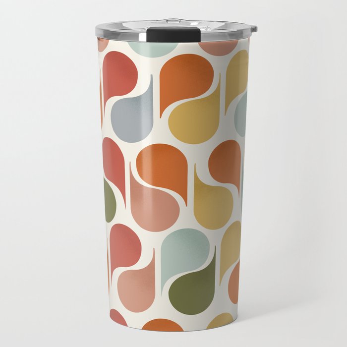 retro pattern no4 Travel Mug Gallery Image 1