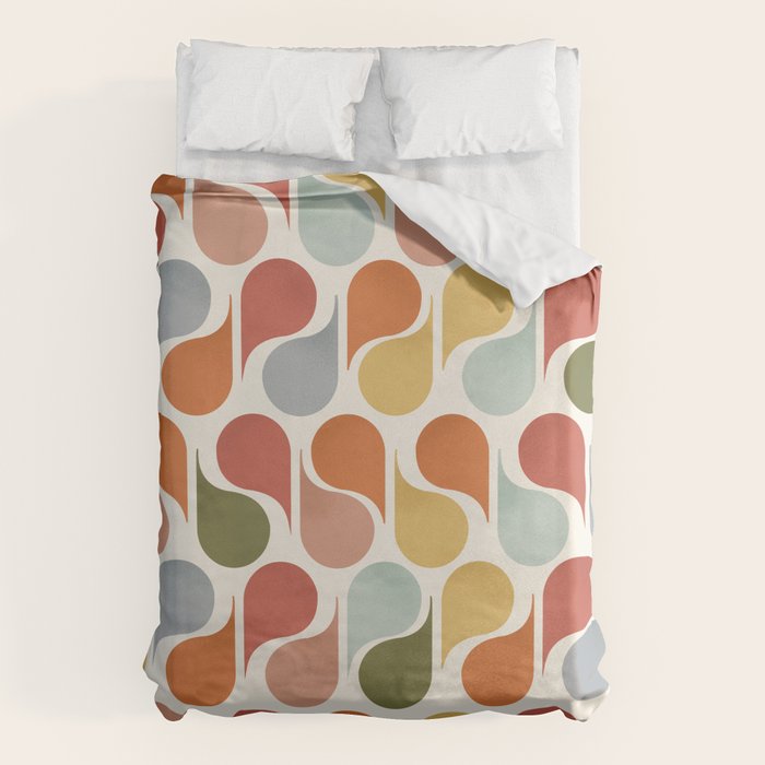 retro pattern no4 Duvet Cover Gallery Image 1