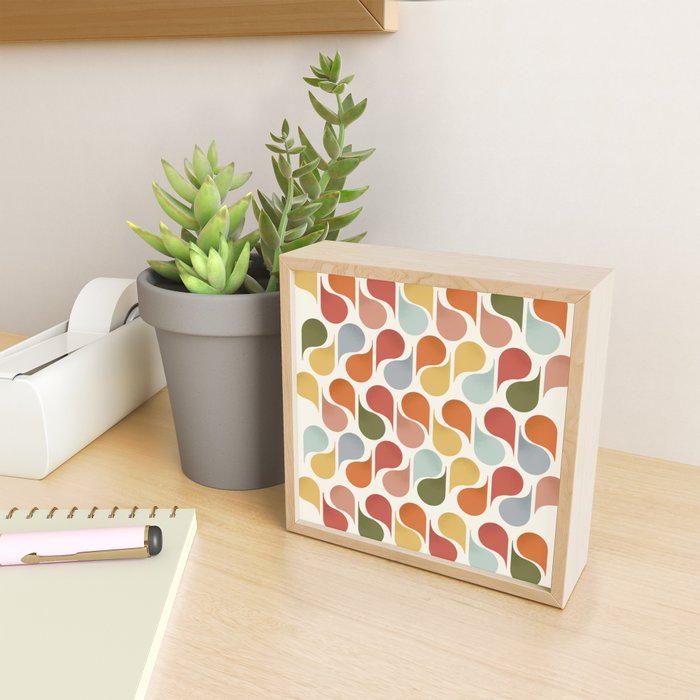 retro pattern no4 Mini Art Print Gallery Image 2