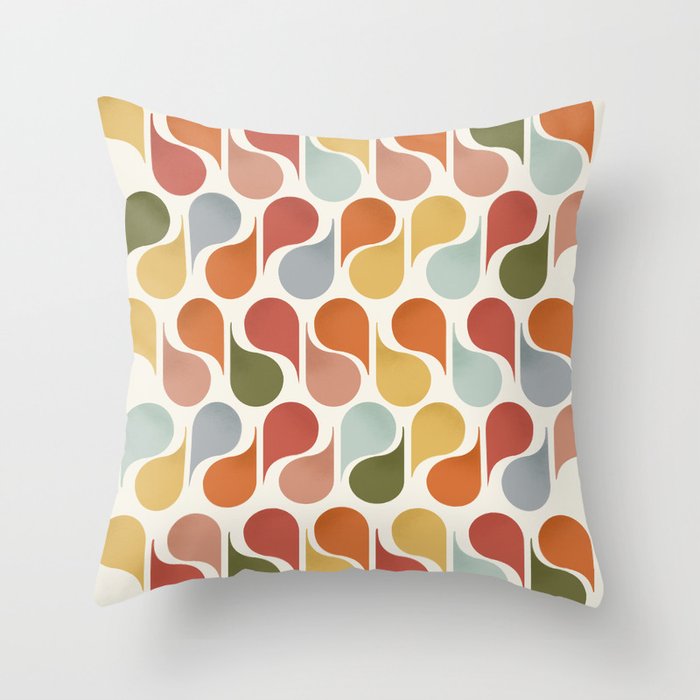 retro pattern no4 Throw Pillow Gallery Image 6