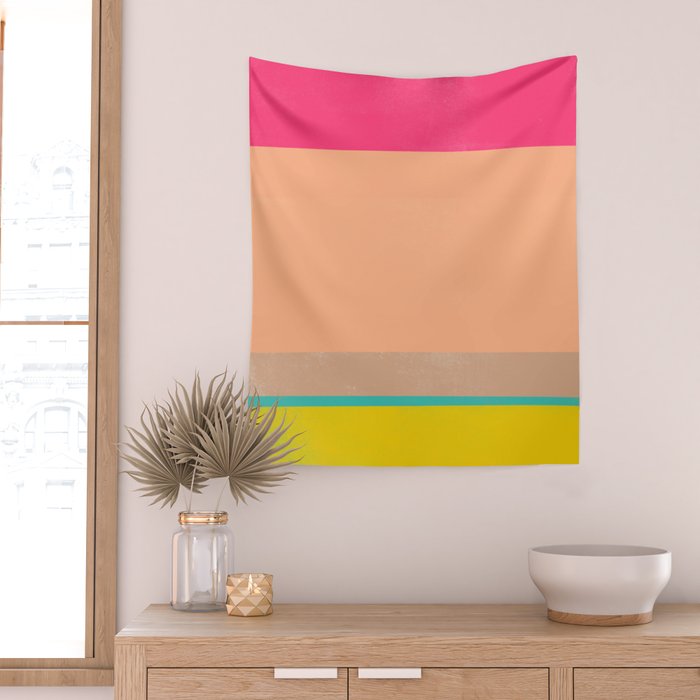 stripe study 39 Wall Tapestry Gallery Image 2