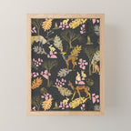 Colorful forest animals F Mini Art Print Gallery Image 1