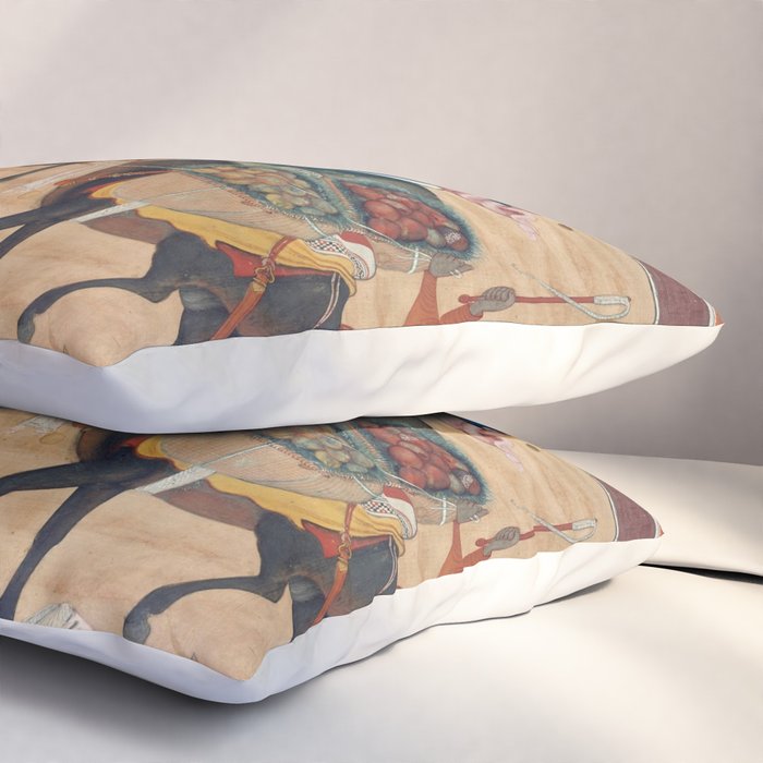 Antique Persian Art Pillow Sham Gallery Image 3