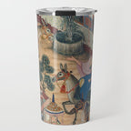 Antique Persian Art Travel Mug Gallery Image 1