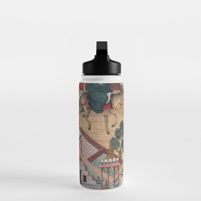 Antique Persian Art Water Bottle Gallery Image 3