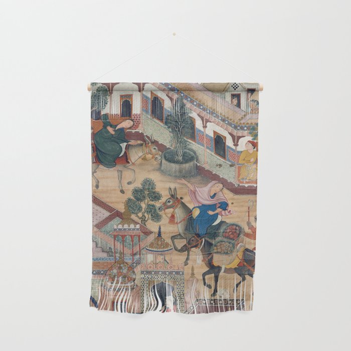 Antique Persian Art Wall Hanging Gallery Image 1