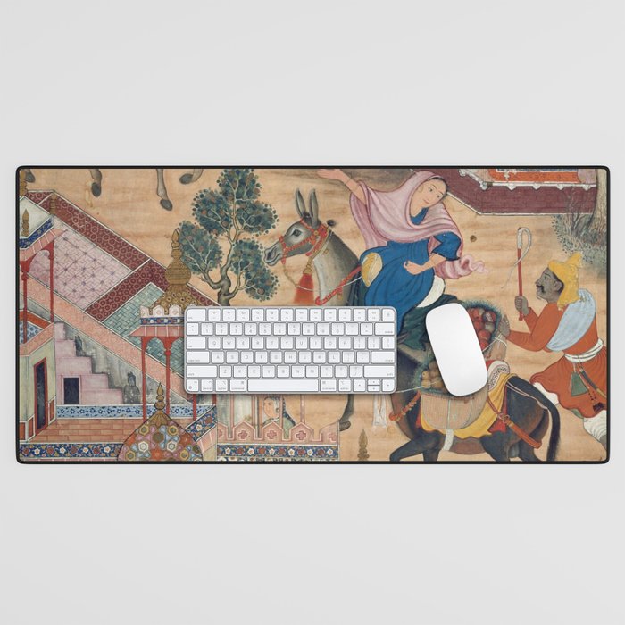 Antique Persian Art Desk Mat Gallery Image 1