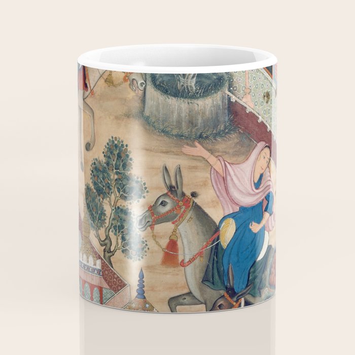 Antique Persian Art Coffee Mug Gallery Image 4