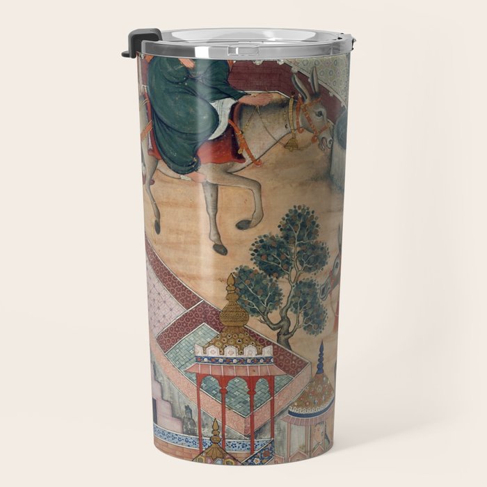Antique Persian Art Travel Mug Gallery Image 3