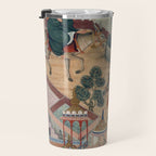 Antique Persian Art Travel Mug Gallery Image 3