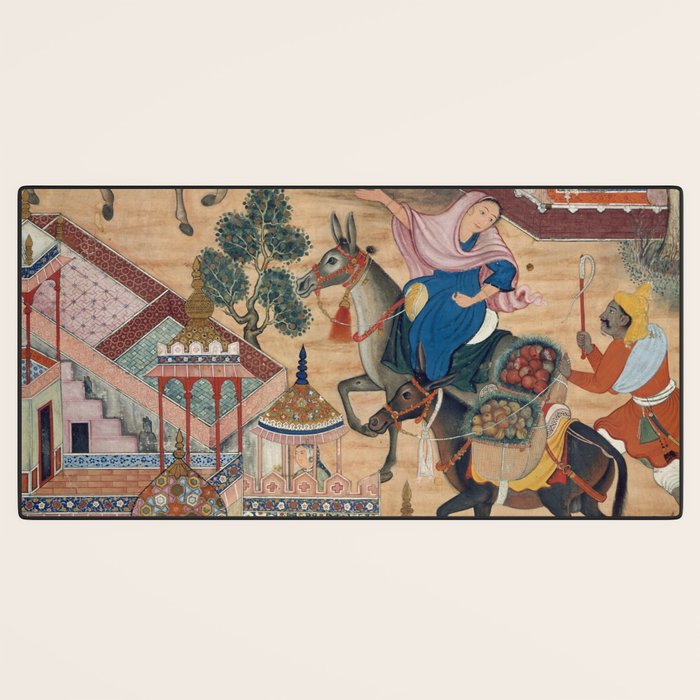 Antique Persian Art Desk Mat Gallery Image 3