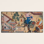 Antique Persian Art Desk Mat Gallery Image 3