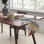 Antique Persian Art Table Runner Gallery Image 2