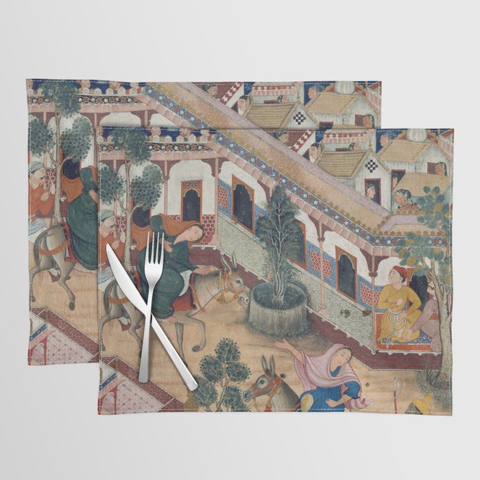 Antique Persian Art Placemat Gallery Image 1