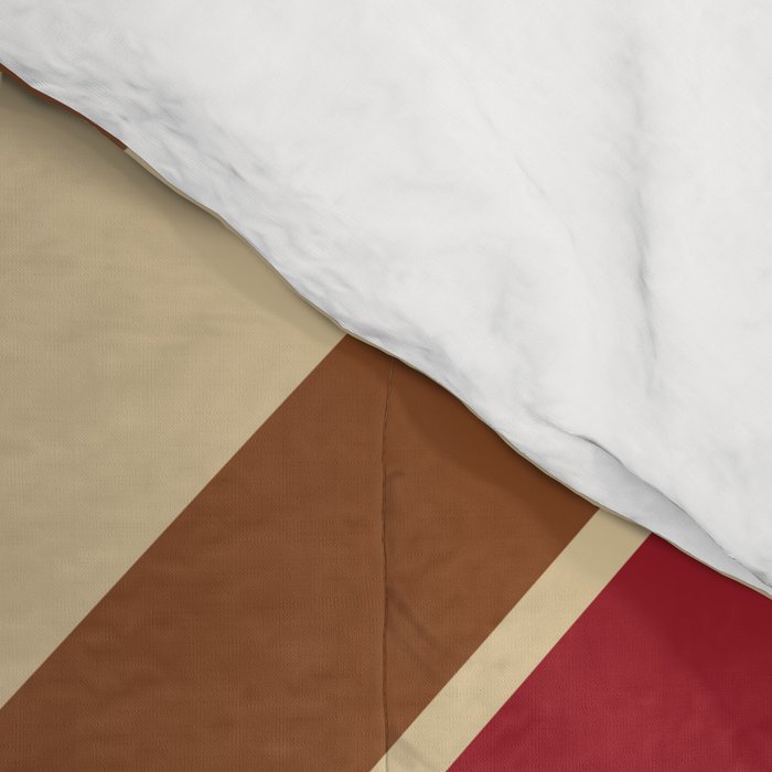 Papaow - Classic 70s Vintage Style Retro Summer Stripes Comforter Gallery Image 4