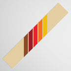 Papaow - Classic 70s Vintage Style Retro Summer Stripes Table Runner Gallery Image 3