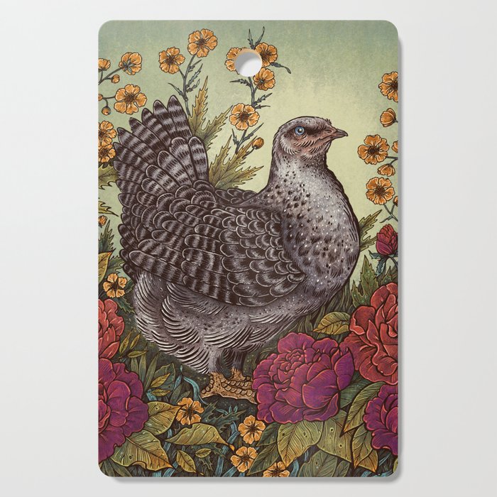 Rose Hen Cutting Board Gallery Image 1