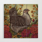 Rose Hen Wood Wall Art Gallery Image 1