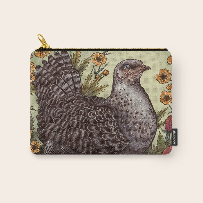 Rose Hen Carry All Pouch Gallery Image 1