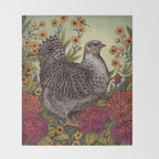 Rose Hen Throw Blanket Gallery Image 2