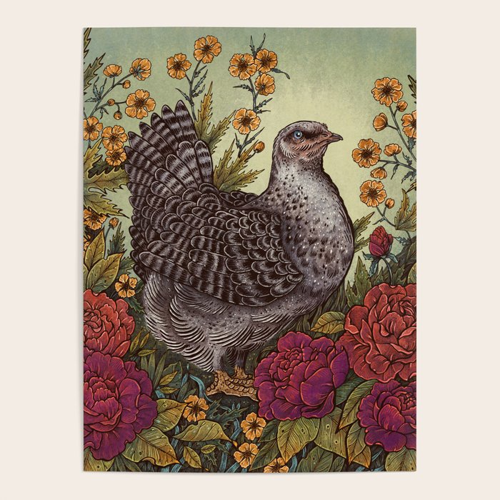 Rose Hen Poster Gallery Image 1