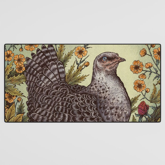 Rose Hen Desk Mat Gallery Image 3