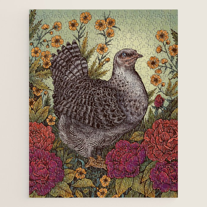 Rose Hen Jigsaw Puzzle Gallery Image 1