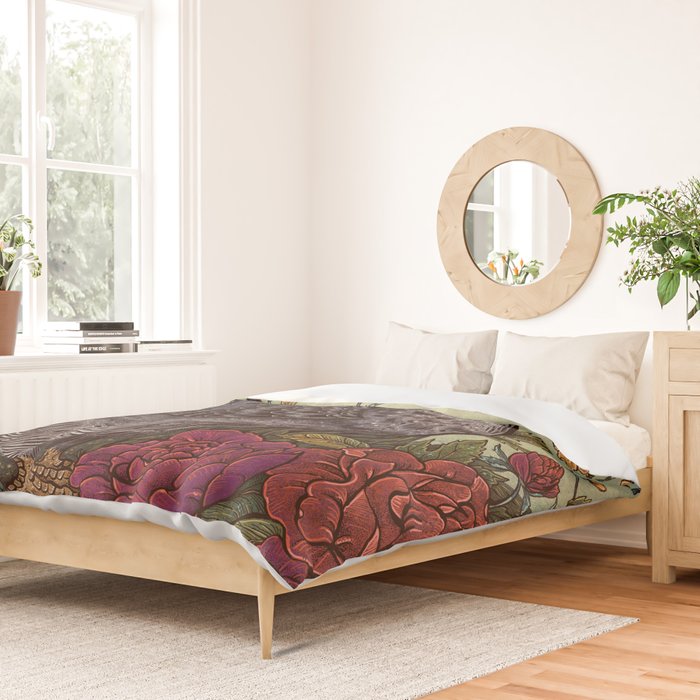 Rose Hen Duvet Cover Gallery Image 2