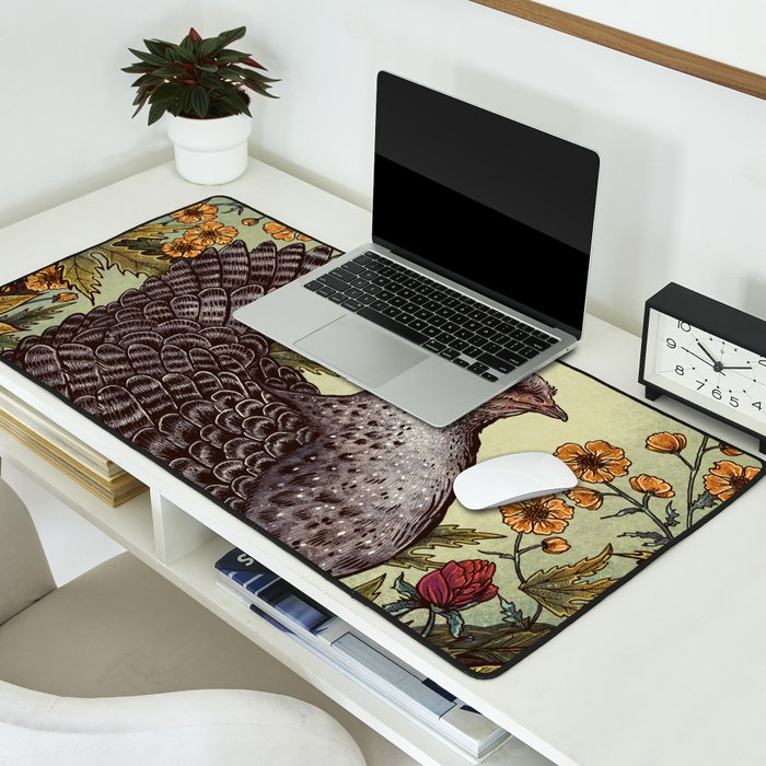 Rose Hen Desk Mat Gallery Image 2