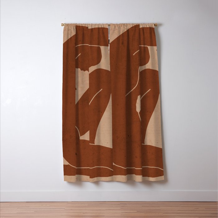Abstract Nude Art Window Curtain Gallery Image 3