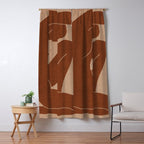Abstract Nude Art Window Curtain Gallery Image 5
