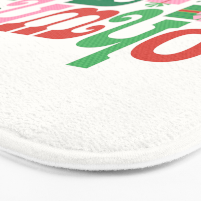 Oh What Fun - Red and Green Bath Mat Gallery Image 3