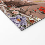 Chinoiserie Moonlight Sakura Garden Welcome Mat Gallery Image 2
