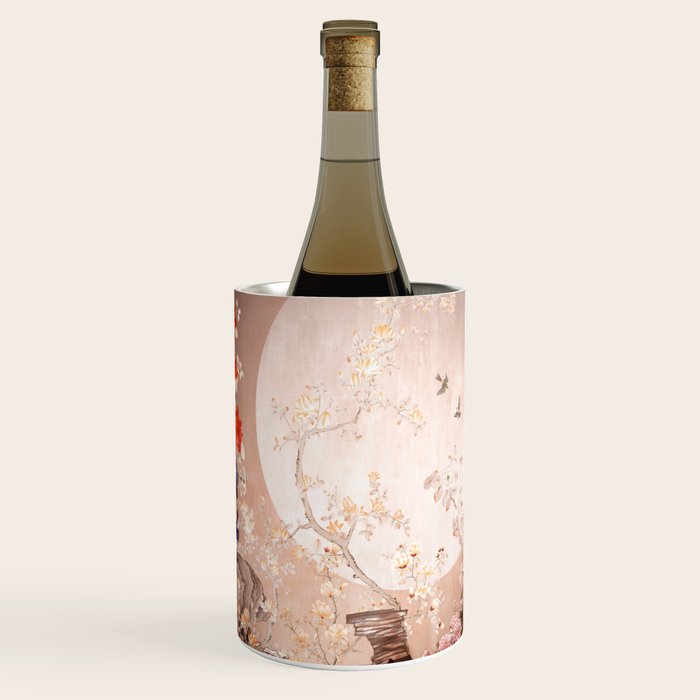 Chinoiserie Moonlight Sakura Garden Wine Chiller Gallery Image 1
