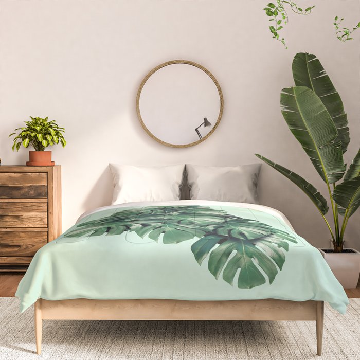 MONSTERA BIRD Comforter Gallery Image 3