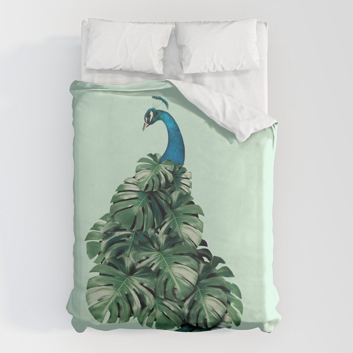 MONSTERA BIRD Duvet Cover Gallery Image 1