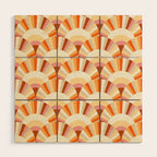 Retro Summer Sunshine Wood Wall Art Gallery Image 1